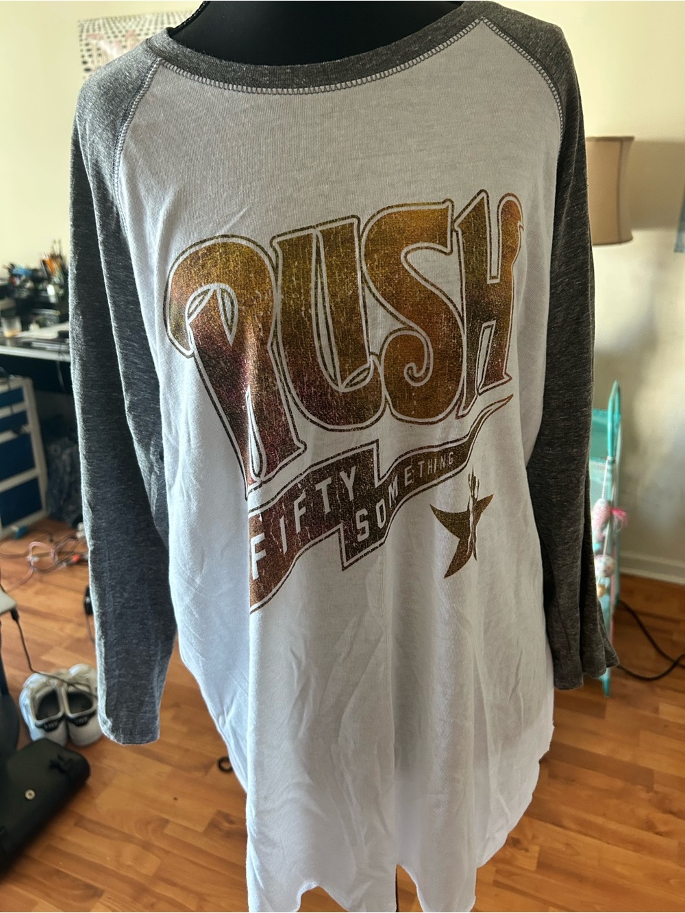 Rush Fifty Something Tour 2026 Baseball Jersey Size Medium MSG Concert 8/1/26